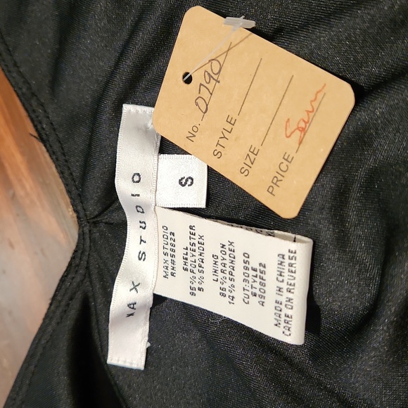 Max Studio Black Ruffle Dress (0790) - Picture 5 of 6